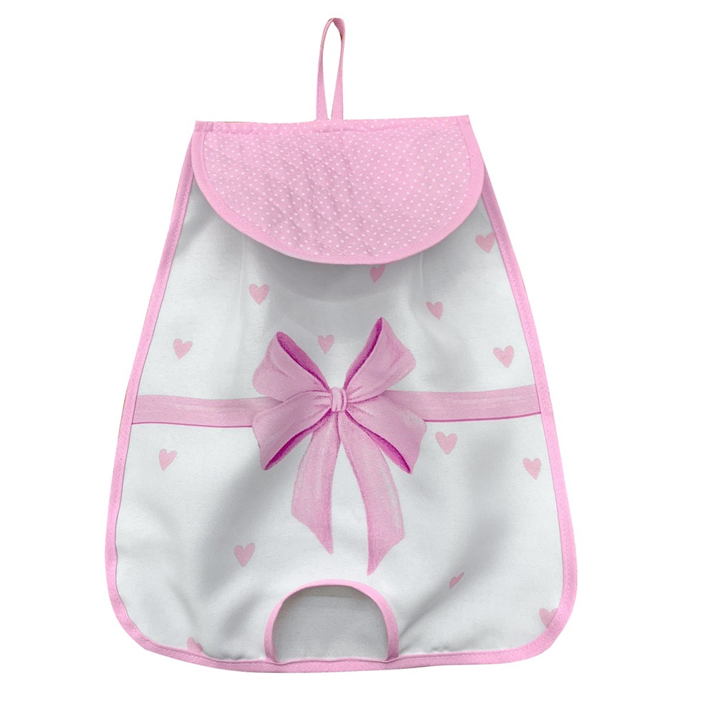 Puxa Saco - Estampa Digital Laço Rosa - KEISSY COZINHA - IBITINGA em Oferta na Shopee