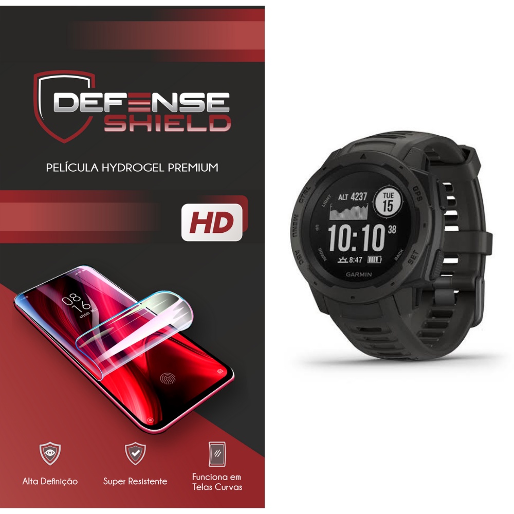 Pelicula Hydrogel Garmin instinct Defense Shield Premium Anti Impacto