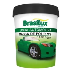 Massa De Polir para Carros 1kg Automotiva Nº 2 Base Água - Brasilux