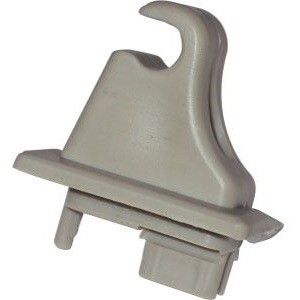 Suporte direito Quebra-sol S10 e Blazer 2003 a 2011 cor cinza gelo Quebrasol Para-sol