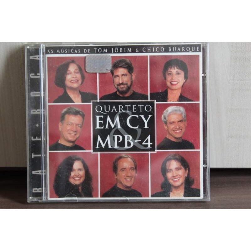 CD Quarteto em CY & MPB-4 - As Músicas de Tom Jobim & Chico Buaqrue