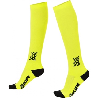 Meia Longa HUPI Lisa Amarelo Neon em Oferta na Shopee
