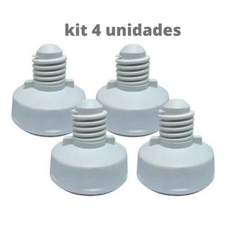 Kit 4 Un Pé Nivelador Compatível Máquina Lava Roupa Electrolux