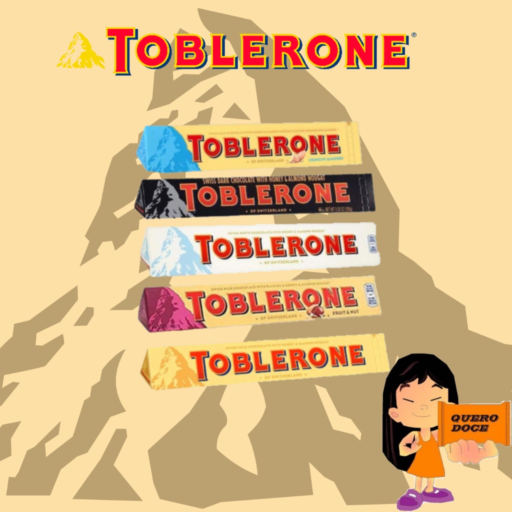 Toblerone Chocolate Importado sabores 100g