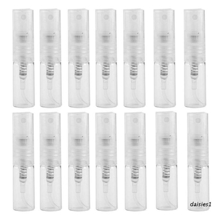 100 peças de frascos de de recarregáveis ​​mini transparentes de 2