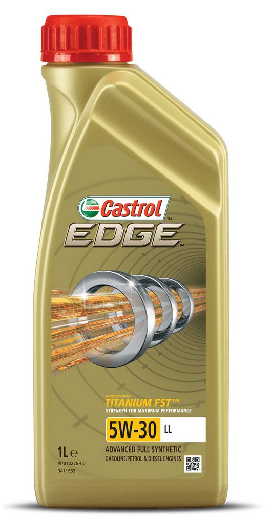 Óleo Lubrificante Castrol Edge 5W30 LL 100% Sintético Gasolina Diesel Porshe 1 Litro