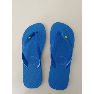 Chinelos Masculino com filetes com bandeira do Brasil