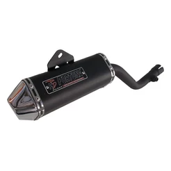 Escapamento Xr 200 / Nx 200 Mini Tri Preto Fortuna