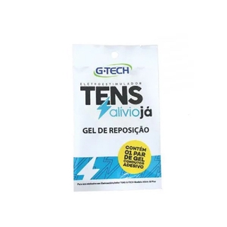 Gel De Reposição P/ Tens Alívio Já 1 Par G-Tech