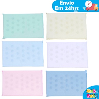 Travesseiro Bebe Anti sufocante Liso e Estampado da Papi
