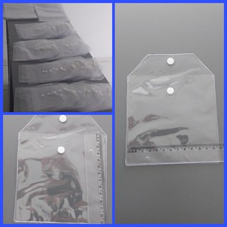 Embalagem com botão 13cm x 13cm para calcinha avulsa ou máscara de tecido - 100 un