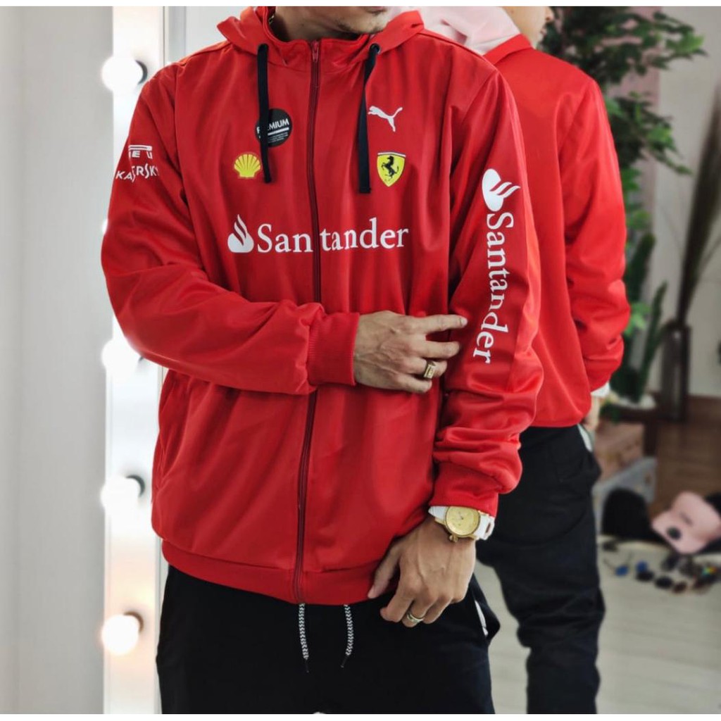 Jaqueta santander hot sale ferrari