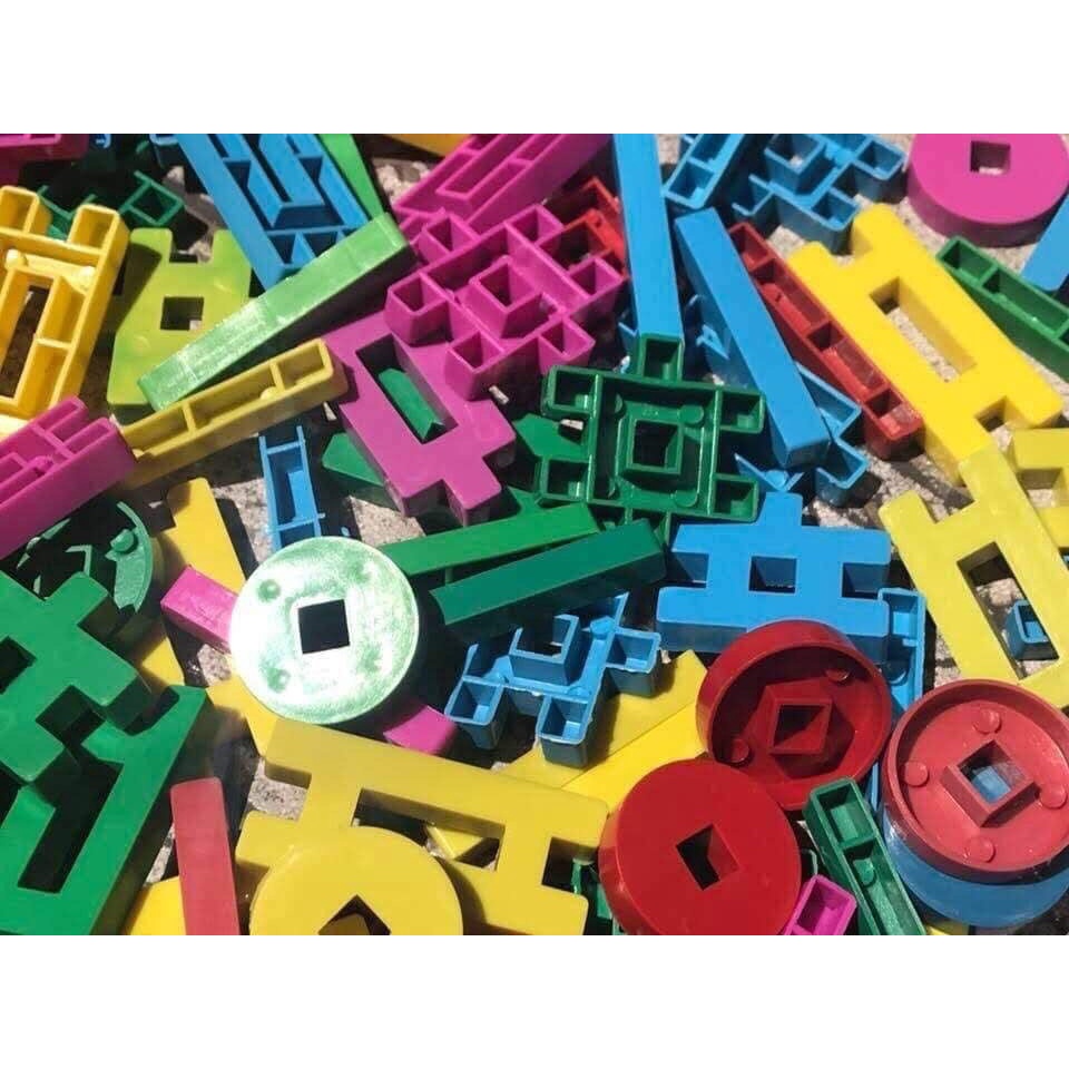 Monta Monta infantil com 10 peças Super Divertido e Colorido - divertido Alegria meninos e meninas