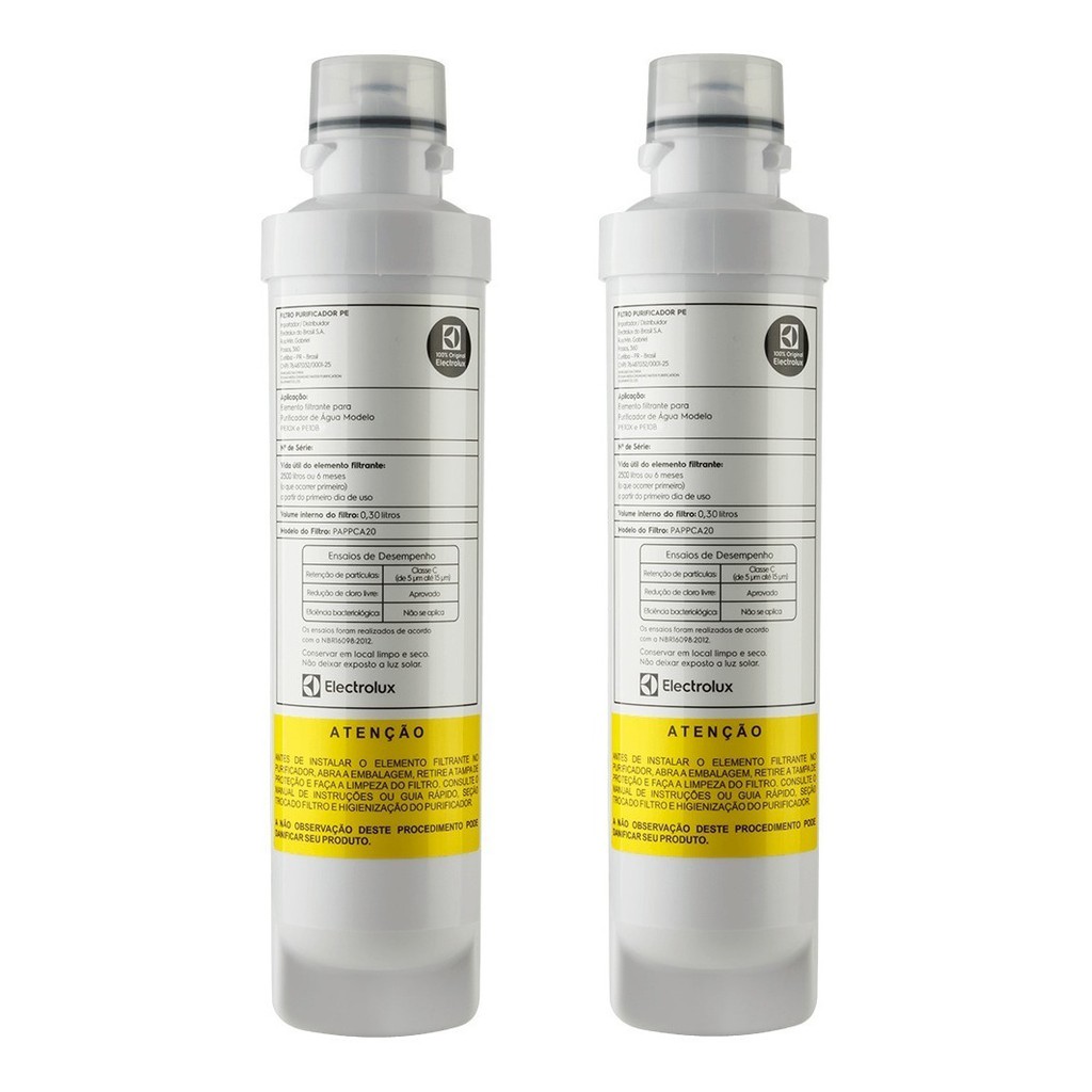 Kit 02 Filtro Refil Purificador Pe11x E Pe11b - Original