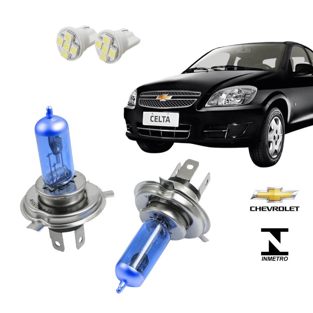 Lampada Farol Celta Super Branca 2000 2001 2002 2003 2004 2005 em Oferta na Shopee