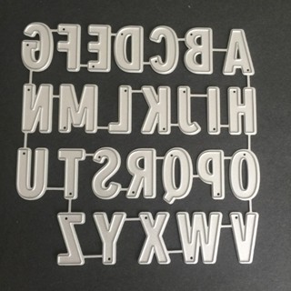 Alfabeto Metal Corte Morre Stencil Scrapbooking Embossing Cartão em Oferta na Shopee