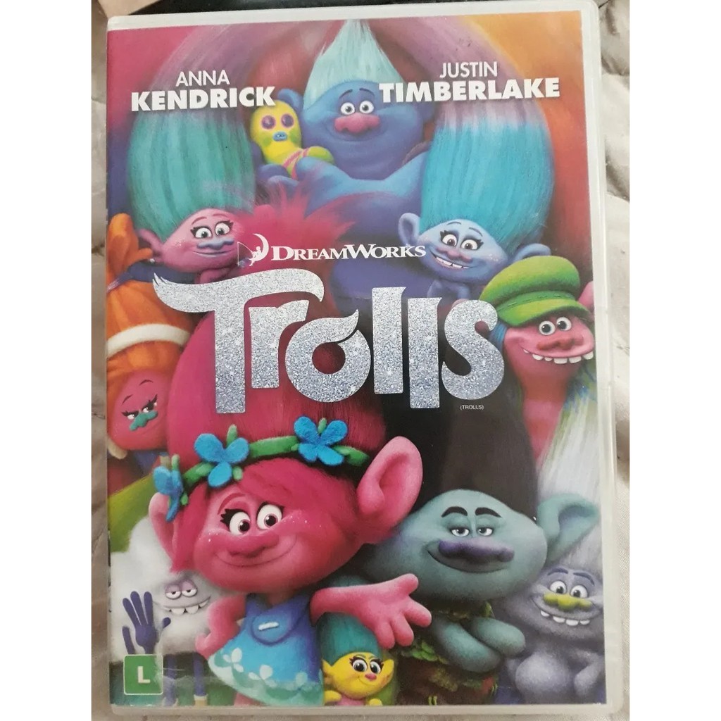 Dvd Trolls Animação Infantil Desenho Dream Works