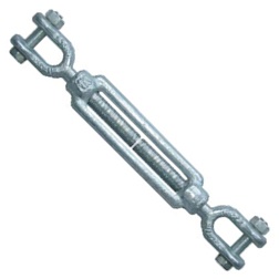 Esticador Galvanizado (1/2) Para Cabo De Aço 8mm Manilha X Manilha