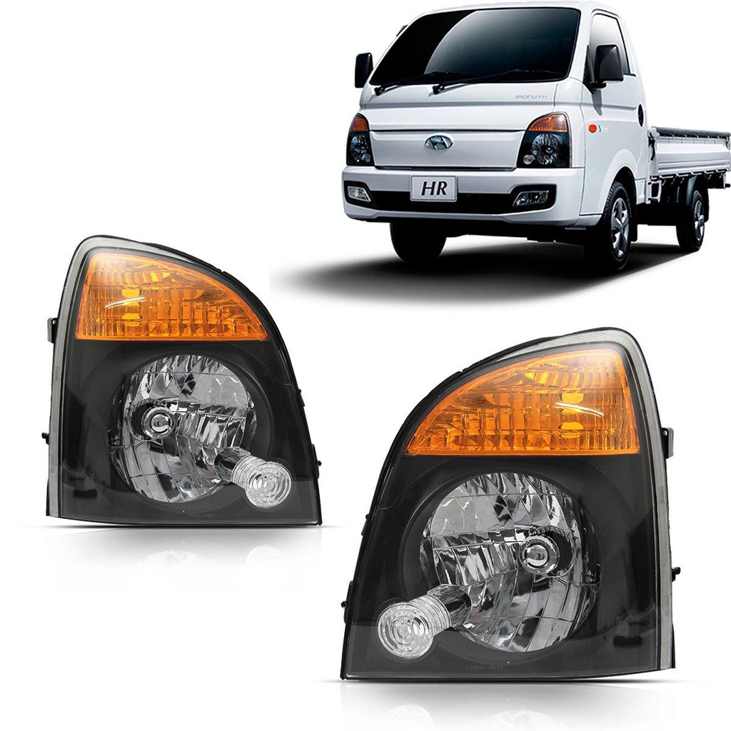 Farol Hr 2012 2013 2014 2015 2016 2017 Foco Simples Mascara Negra