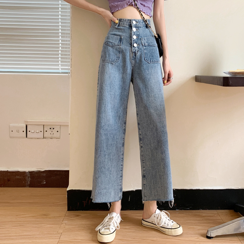 calça jeans feminina cintura alta folgada