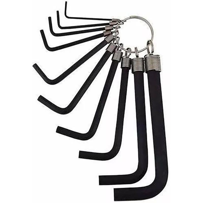 Jogo de Chave Hexagonal Allen Curta de 1,5 a 10 MM Kit 10 Peças 3LN EDA em Oferta na Shopee