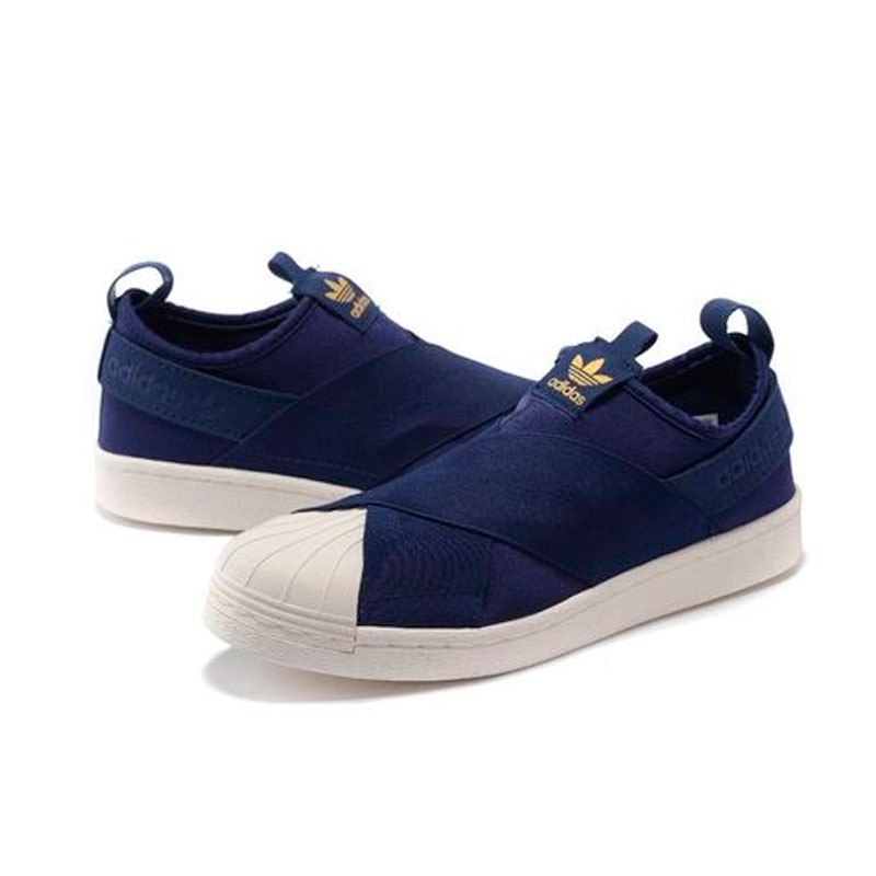 tenis slip on feminino azul marinho