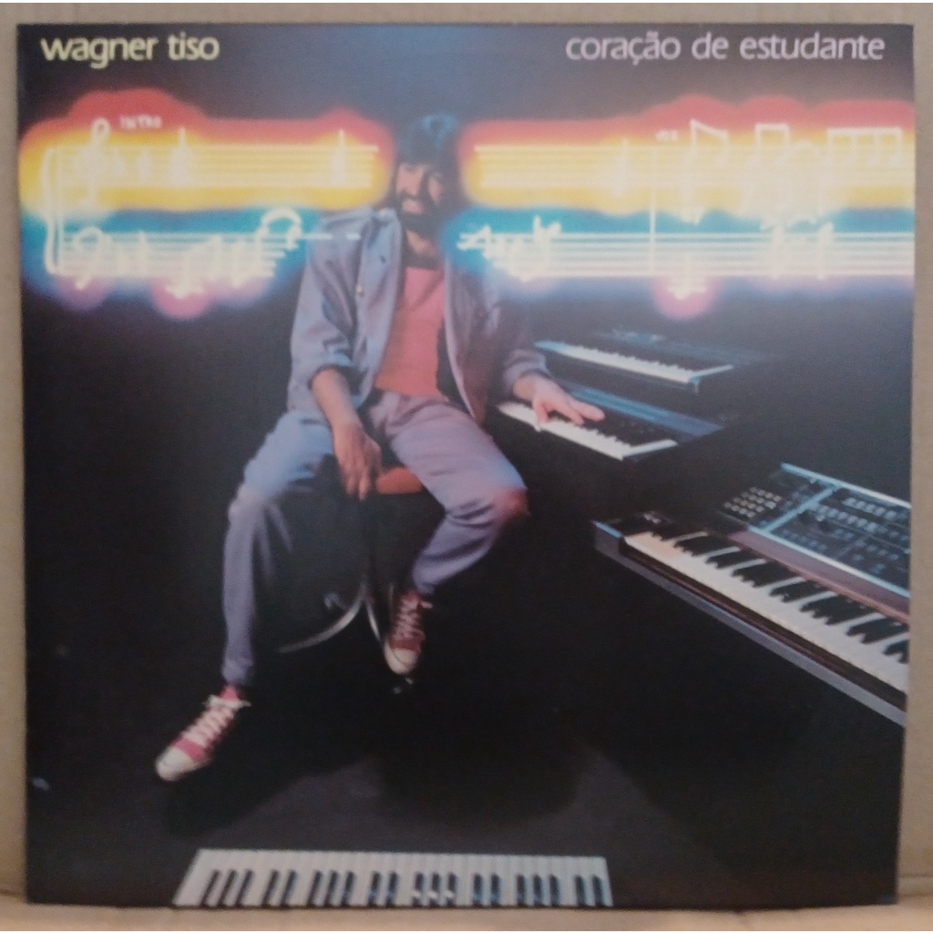LP Disco De Vinil Wagner Tiso - Coração de Estudante - Raro Estado LP Excelente Capa Excelente Ler Descrição