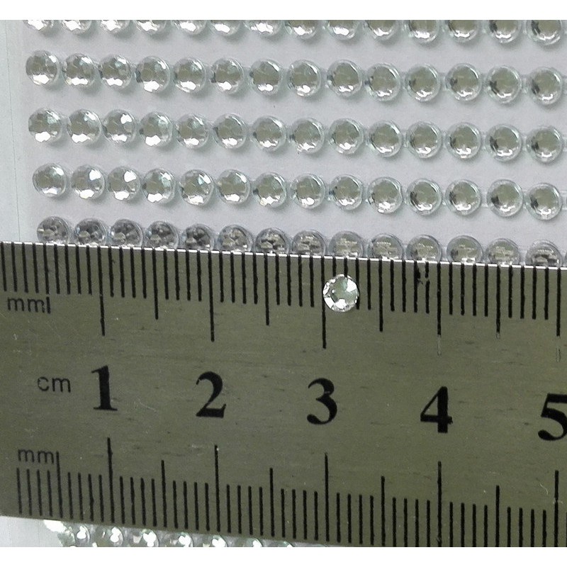 Autocolantes de Cristal Acrílico Coloridos 3mm 750pcs/set para Scrapbook DIY Craft Decoração de Carro