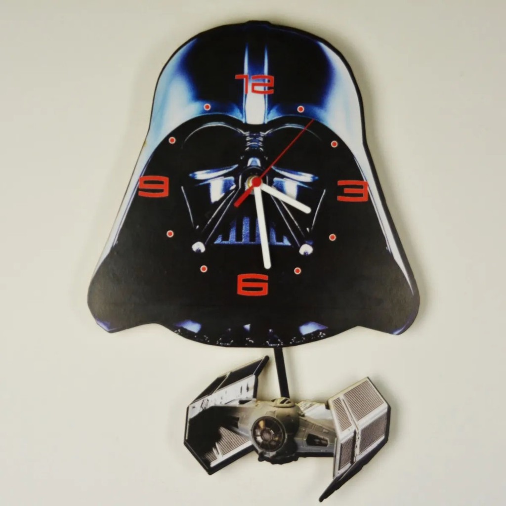 Relógio Parede Pêndulo Star Wars