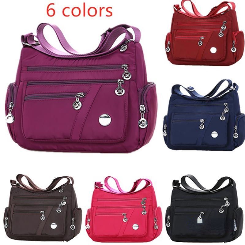 Crazy Bag 6 Cores Saco De Nylon À Prova D'água D'água De Um Ombro Corpo Cruz em Oferta na Shopee