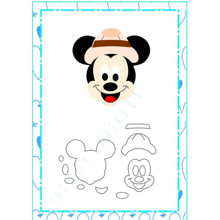 cortador mickey safari