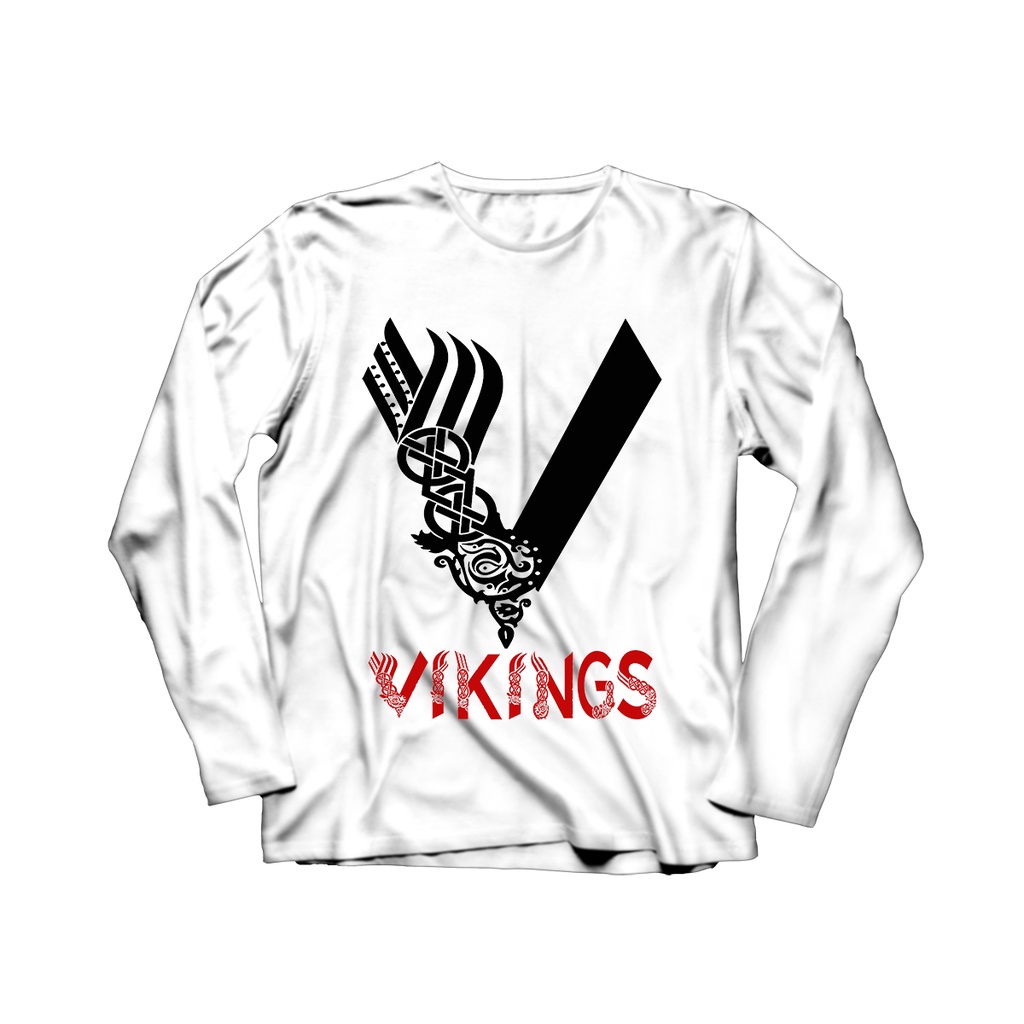 Camiseta Manga Longa Feminina Vikings Série Ragnar