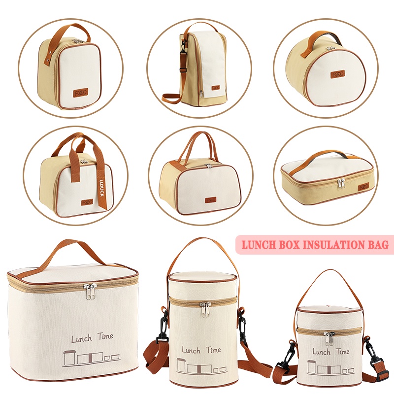 Nova Lancheira Portátil/Isolada Japonesa Saco Tote Refrigerado De Conveniência Sacola Para Alimentos  A25-2