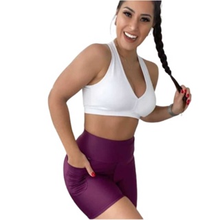 Top Nadador Academia Em Suplex Bojo Removivel em Oferta na Shopee