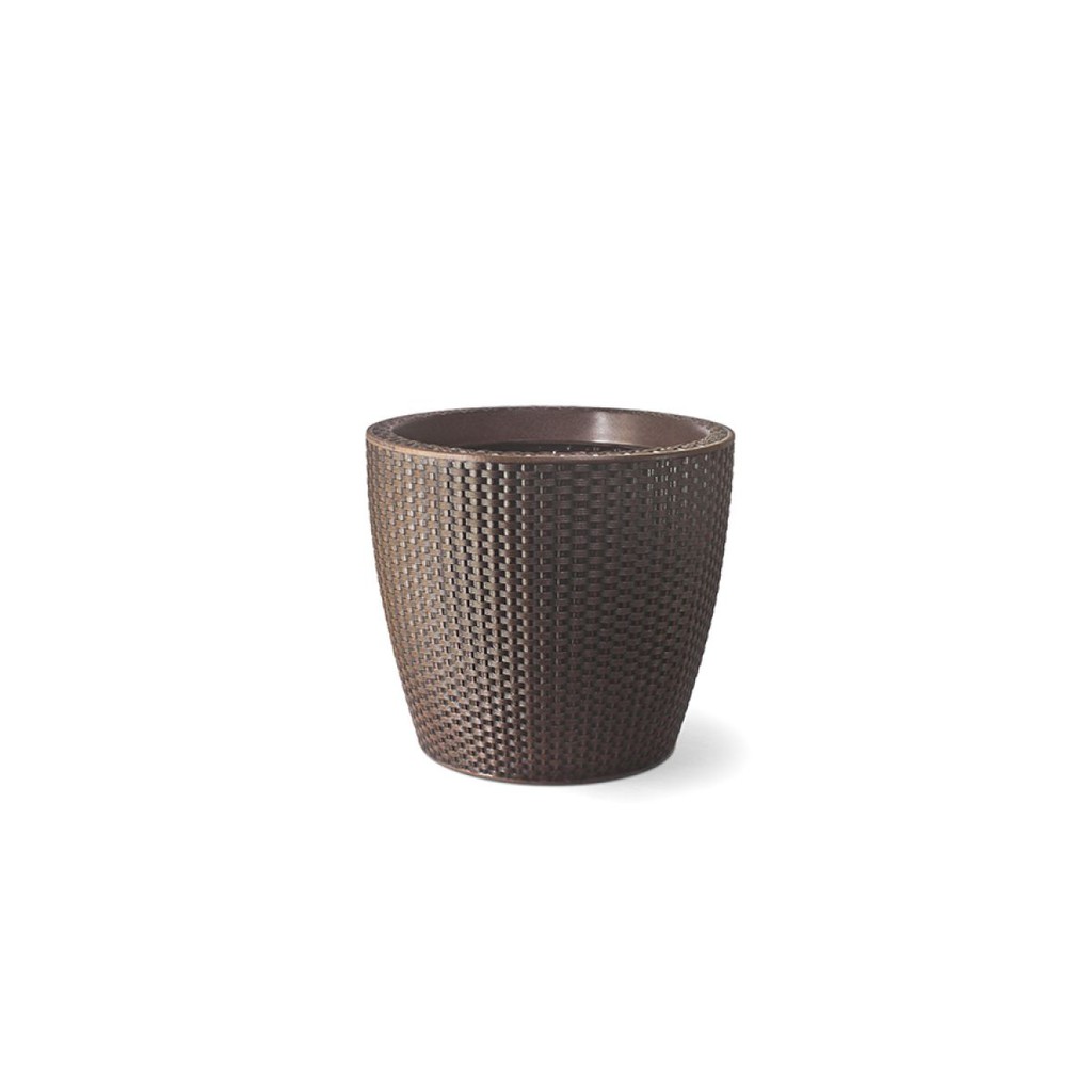 Vaso da fiori 0,5L Terra 11x11x8,5 cm, Terracotta | Leroy Merlin