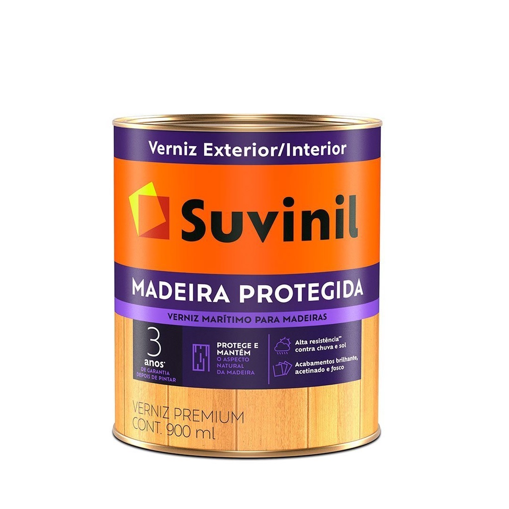 Verniz Maritimo Fosco 0,9L Madeira Protegida - Suvinil