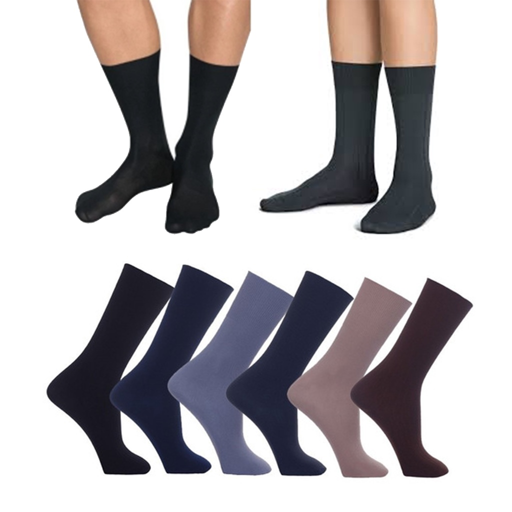 Meia Social Fina Masculina 38 ao 43 Buky Sapato Poliamida