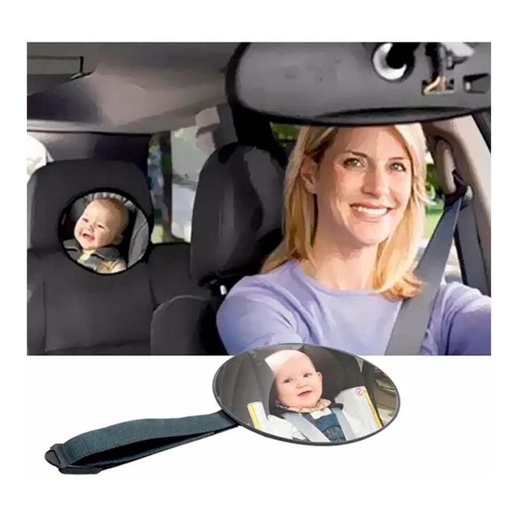 Espelho Retrovisor Para Cadeirinha Bebê Conforto Banco Carro em Oferta na Shopee