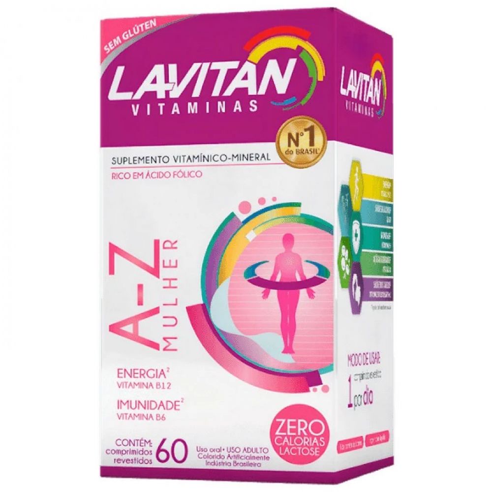 Lavitan A-z Mulher C/60 Comp Cimed Original