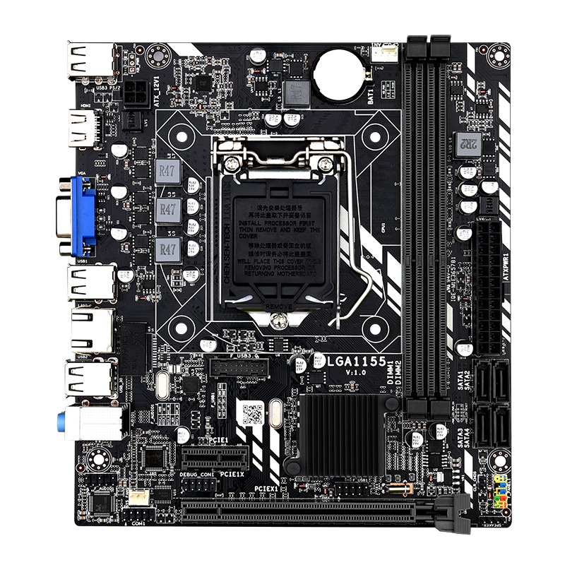 Placa Mãe Gamer 1155 ATX H61 B75 Intel DDR3 ATE 16GB/ HDMI VGA I3 I5 I7 2ª e 3ª Geração