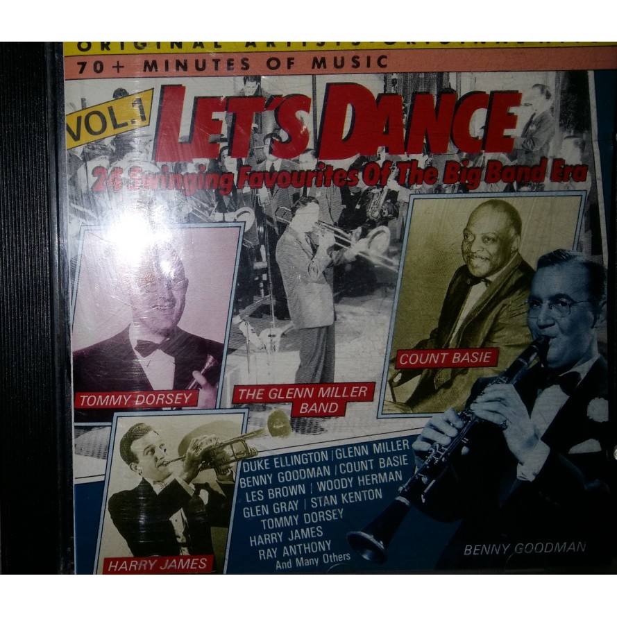 CD ORIGINAL LET´S DANCE 24 SWINGING FAVOURITES OF THE BIG BAND ERA VOL. 1