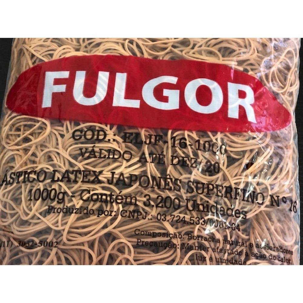 Elastico Latex Japones N.16 Pct/ 1 Kilo Fulgor Pacote em Oferta na Shopee