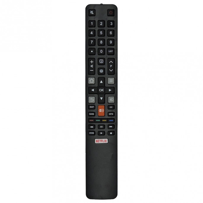 Controle Remoto TV LED Toshiba Smart CT-8518 / 32L2800 / U7800 com Netflix e Globoplay - 9030