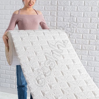 70cmx100cm / 70cmx500cm Papel De Parede Adesivo 3D DIY Wall Decor Adesivos Quarto À Prova D