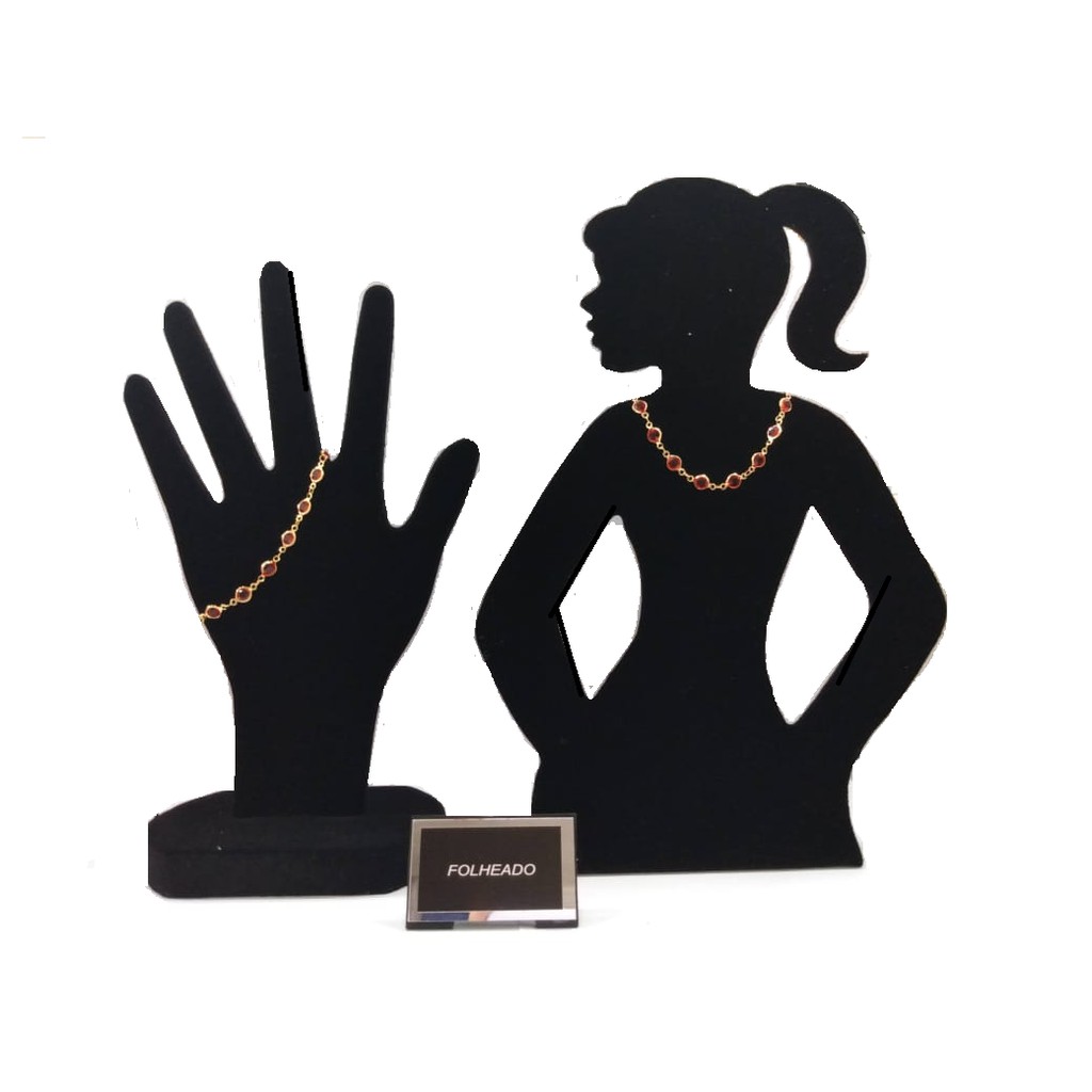Conjunto Colar Mais Pulseira Folheada A Ouro Com Pedras Coral Blogueirinha