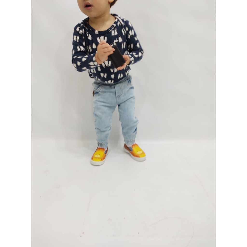 calça jogger jeans infantil