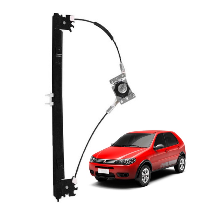 Maquina Vidro Manual Mecanica Palio 2005 2006 2007 4 Portas Dianteira Esquerda em Oferta na Shopee
