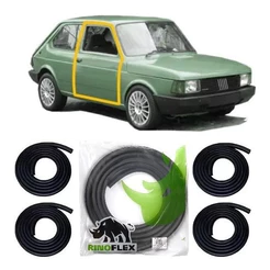 Kit 4 Borrachas Porta Lateral Fiat 147 Europa Panorama S Aba