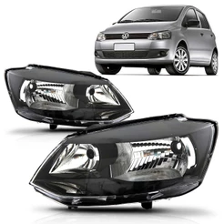 Par Farol Fox Crossfox Spacefox 2010 2011 2012 2013 2014 Mascara Negra
