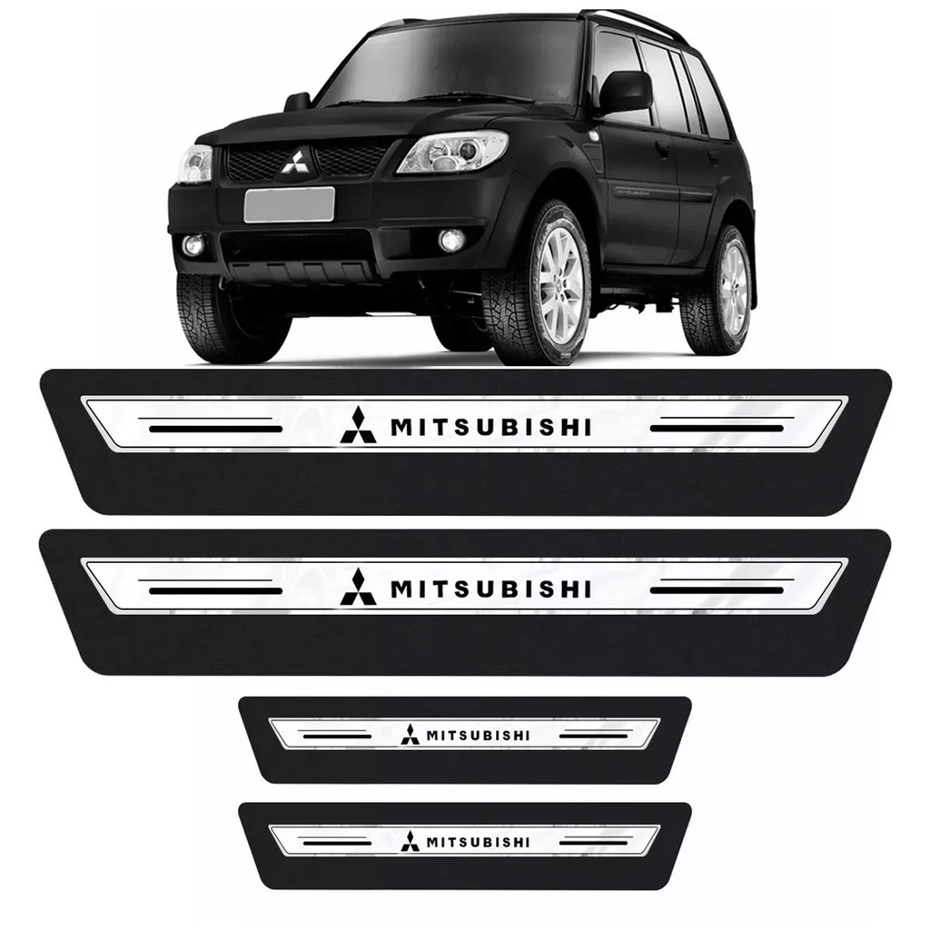 Soleira Porta Platinum Pajero Tr4 05 2006 Á 2014 2015 -prata !!!! !!! Aproveite!
